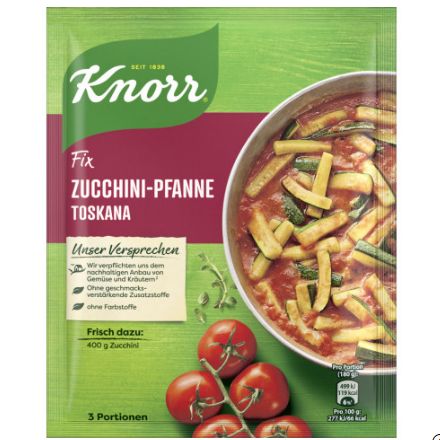 Knorr クノール フィックス ズッキーニパン トスカーナ 42g