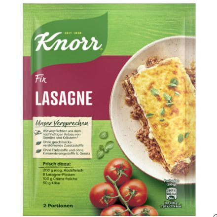 Knorr クノール フィックス ラザニア 52g