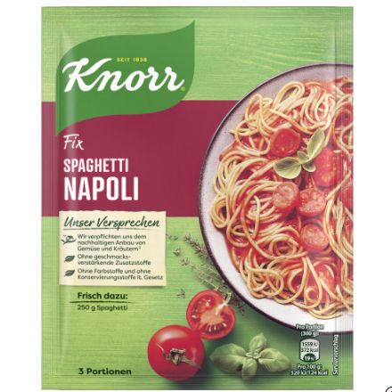 Knorr クノール フィックス スパゲッティナポリ 39g