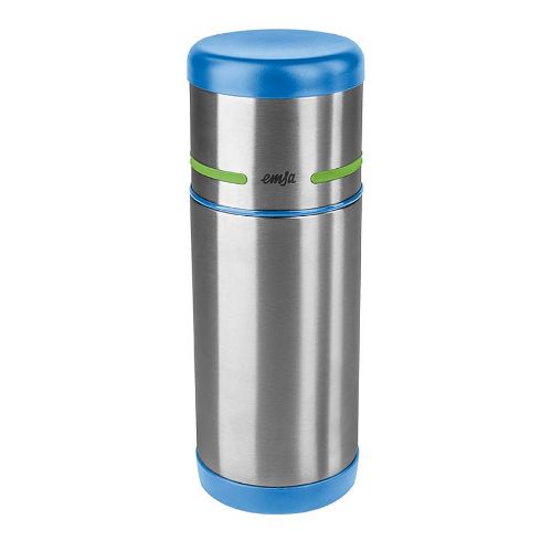 Emsa エムザ MOBILITY 真空ボトル セーフロックキャップ 0.3L ブルー/グリーン