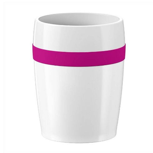Emsa エムザ TRAVEL CUP 回転式ドリンクキャップ 0.2L ホワイト/ピンク