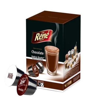Café René チョコレート (ドルチェグスト用カプセル) 16個