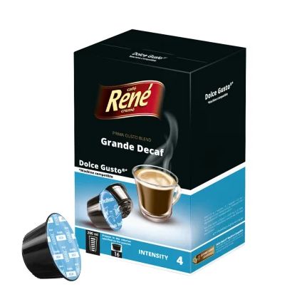 Café René グランデ カフェインフリー (ドルチェグスト用カプセル) 16個