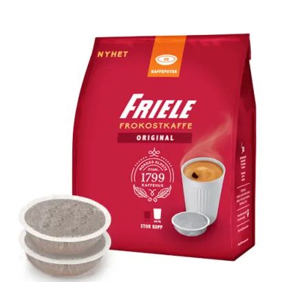Friele フロコストコーヒー (ラージカップ、Senseo用パッド) 20個