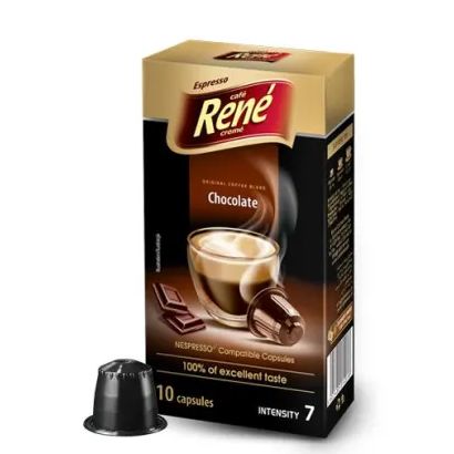 Café René チョコレート (ネスプレッソ用カプセル) 10個