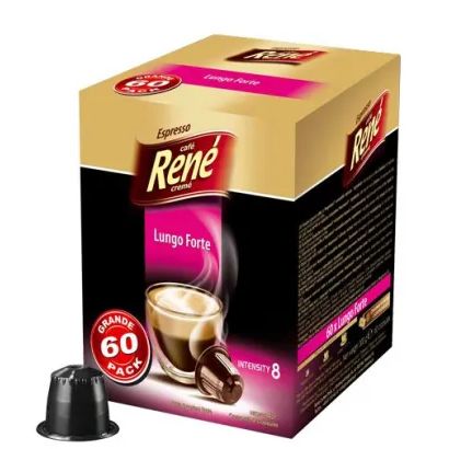 Café René ルンゴ フォルテ (ネスプレッソ用カプセル) 60個