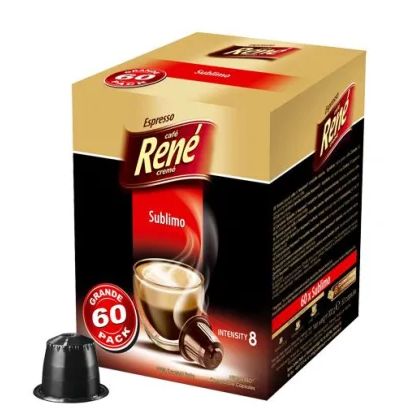 Café René サブリモ (ネスプレッソ用カプセル) 60個