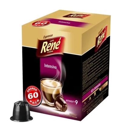 Café René インテンシバ (ネスプレッソ用カプセル) 60個