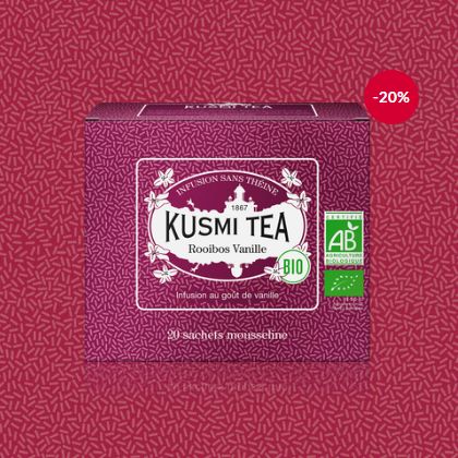 KUSMI TEA クスミティー ルイボスバニラ オーガニック ティーバッグ 20個