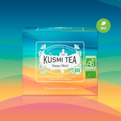 KUSMI TEA クスミティー ハッピーマインド オーガニック ティーバッグ 20個