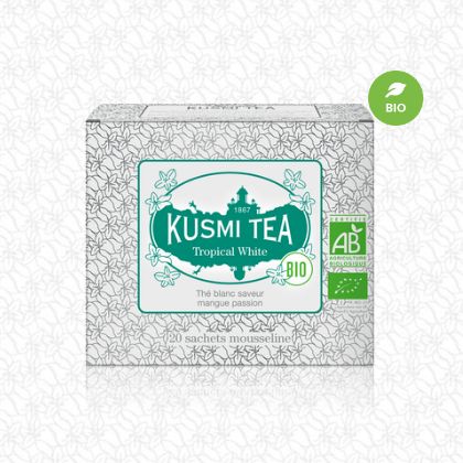 KUSMI TEA クスミティー トロピカルホワイト オーガニック ティーバッグ 20個