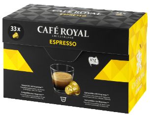 Cafe Royal(カフェロイヤル) エスプレッソ 蓋付きボックス 171g 33カプセル