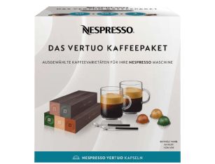 ネスプレッソ VERTUO スターターキット コーヒーカプセル 焙煎挽き 570g 50カプセル