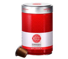 CAFFE RICCI エスプレッソ コーヒーカプセル (ネスプレッソ) 290g　22カプセル