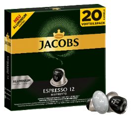 JACOBS ジェイコブス エスプレッソ 12 リストレット カプセル 104g 20カプセル