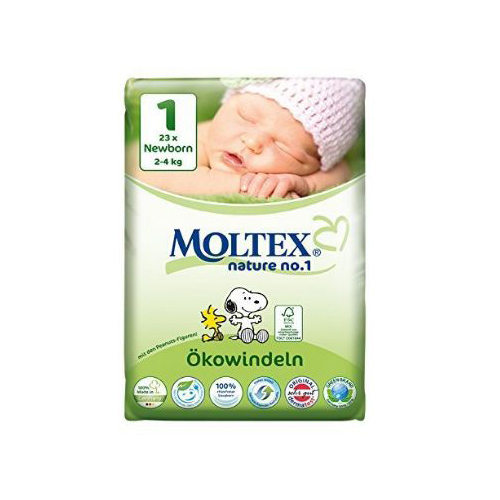 モルテックス エコ 天然素材おむつ 新生児 [2-4kg用] 22個入 × 2個セット