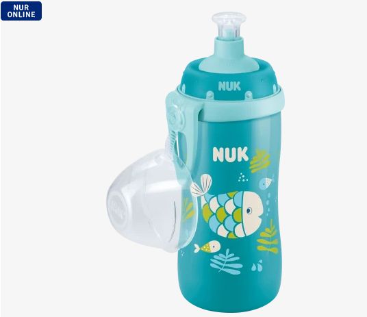 NUK ヌーク ジュニアカップ ドリンクボトル カラーチェンジ サカナ 3歳から 300ml 1個