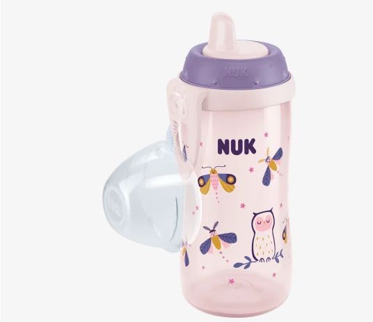NUK ヌーク キディカップ  ドリンクボトル グロー ピンク 12ヶ月から 300ml 1個