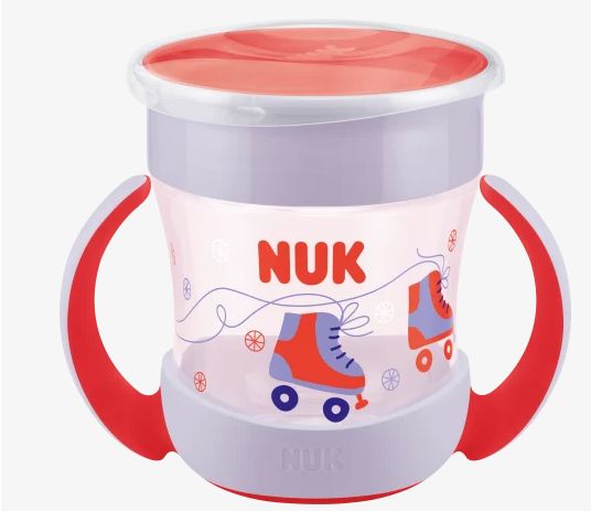 NUK ヌーク エボリューション ミニマジックカップ レッド/パープル 160ml 1個