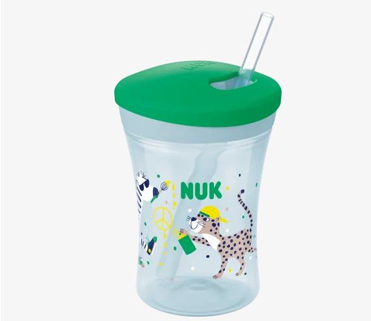 NUK ヌーク エボリューション アクションカップ グリーン 230ml 1個