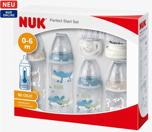NUK ヌーク スターターセット ファーストチョイス 温度コントロール ブルー 1セット