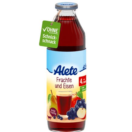 Alete ジュース 果物・鉄 4か月から 0.75l