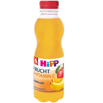 Hipp ジュース 果物+ビタミンC マルチ果物 6か月から 0.5l