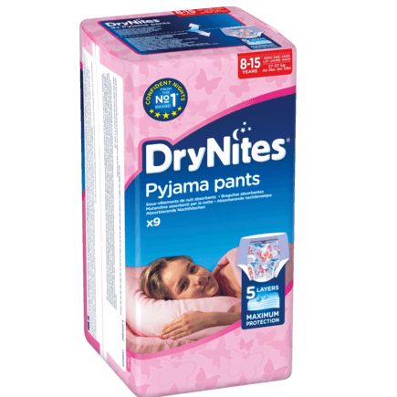 Drynites パジャマパンツ 女の子向け 8〜15歳 9枚