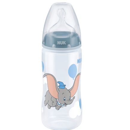 Nuk 哺乳瓶 シリコン製乳首付き 300ml サイズ2m 6 18か月 ディズニー