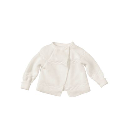 ALANA ベビージャケット サイズ50/56 新生児　オーガニックコットン ナチュラル　1枚