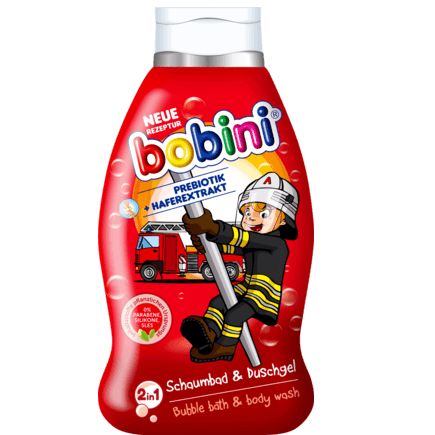 bobini キッズバブルバス&シャワージェル 2in1 勇敢なヒーロー 660ml
