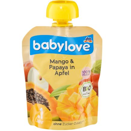 babylove スクイズパック リンゴ・マンゴー・パパイヤ 1歳から 90 g