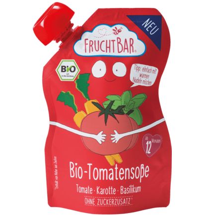 FruchtBar スクイズパック トマトソース・リンゴ・ニンジン 12か月から 190g