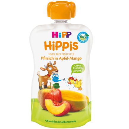 Hipp スクイズパック Hippis リンゴ・マンゴー・桃 1歳から 100g