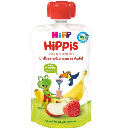 Hipp スクイズパック Hippis リンゴ・イチゴ・バナナ 1歳から 100g
