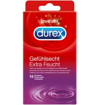 Durex デュレックス 超高感度 エクストラモイスト コンドーム 10個