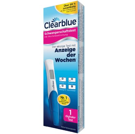 Clearblue 週表示付きデジタル妊娠テスト 1個