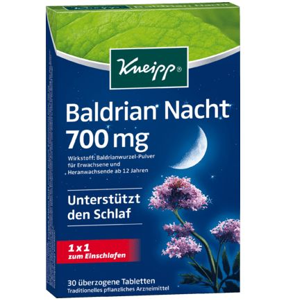 Kneipp バレリアン ナイト 700mg 錠剤 30錠