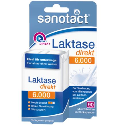 sanotact ラクターゼ 6,000 FCC ミニ錠剤 90錠