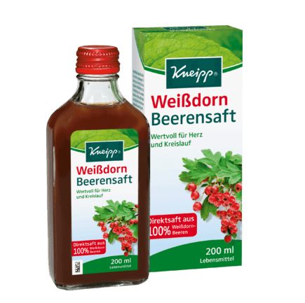 Kneipp 心臓と循環器用サンザシ 果汁ジュース 200ml
