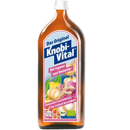 Knobi-Vital ショウガとエルダーベリー 0.96l
