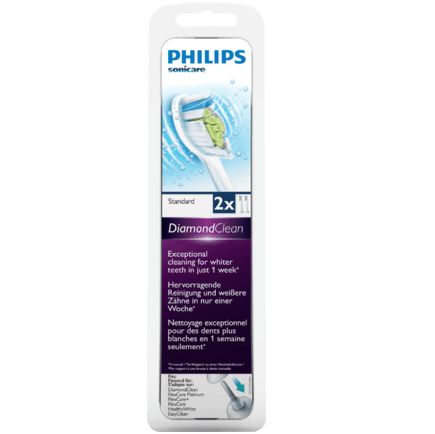 Philips フィリップス 替えブラシヘッド ダイヤモンドクリーン 2個