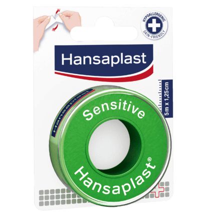Hansaplast サージカルテープ 敏感肌用 1.25cm×5m