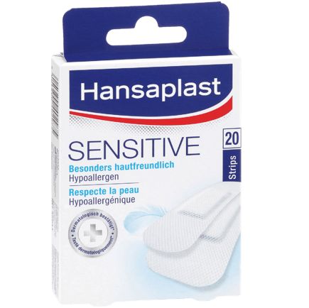 Hansaplast 絆創膏 敏感肌用 20枚