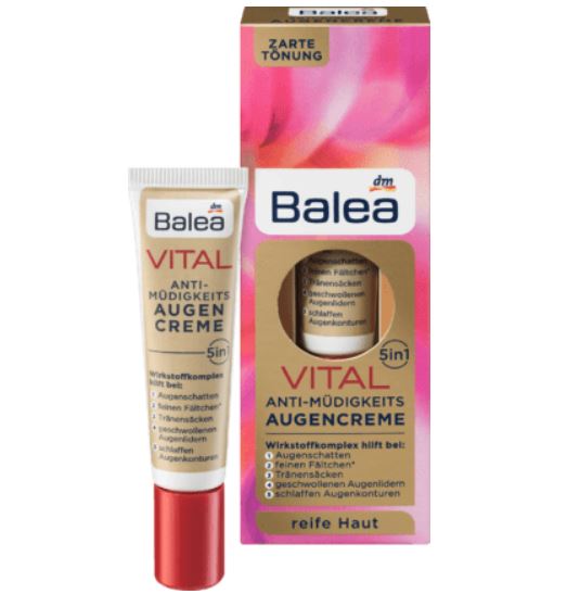 Balea バレア バイタル5in1抗疲労性アイクリーム15ml